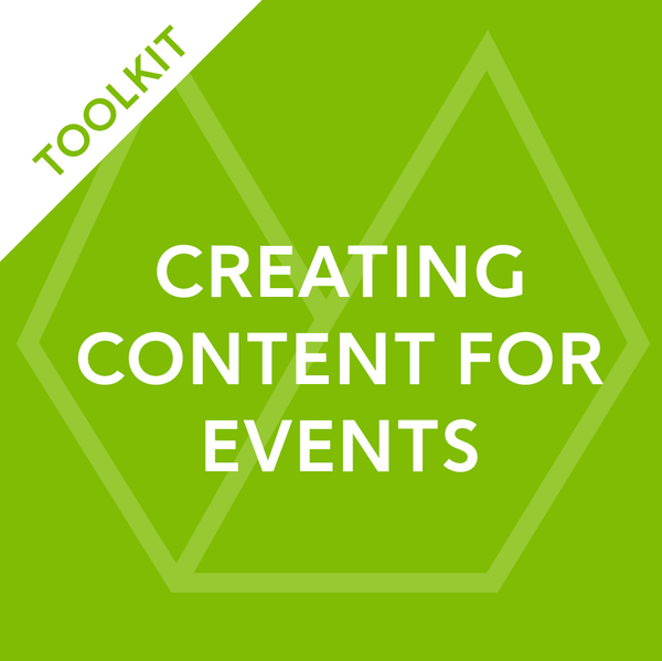 Creating Content for Events