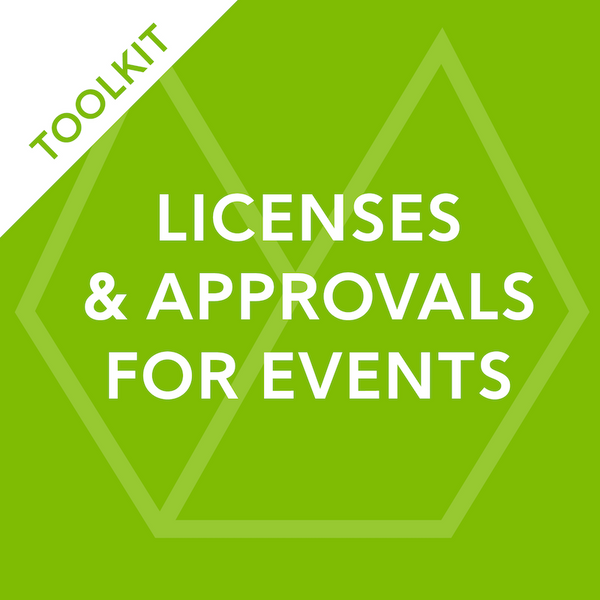 Licenses & Approvals for Events