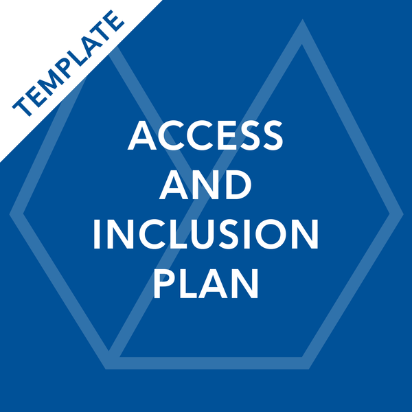 Access and Inclusion Plan Template