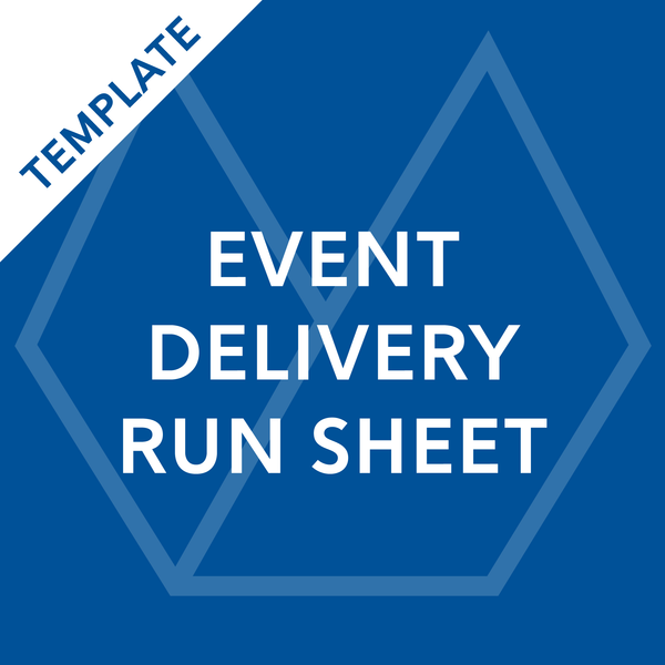 Event Delivery Run Sheet Template